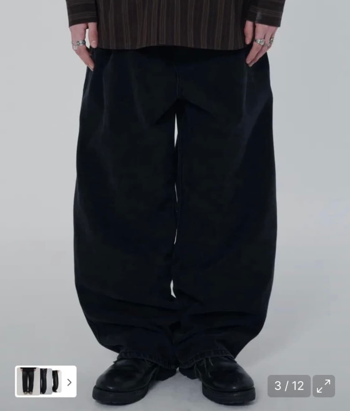 스웨이드 CONTOUR POCKET DENIM [BLACK] 상품이미지1