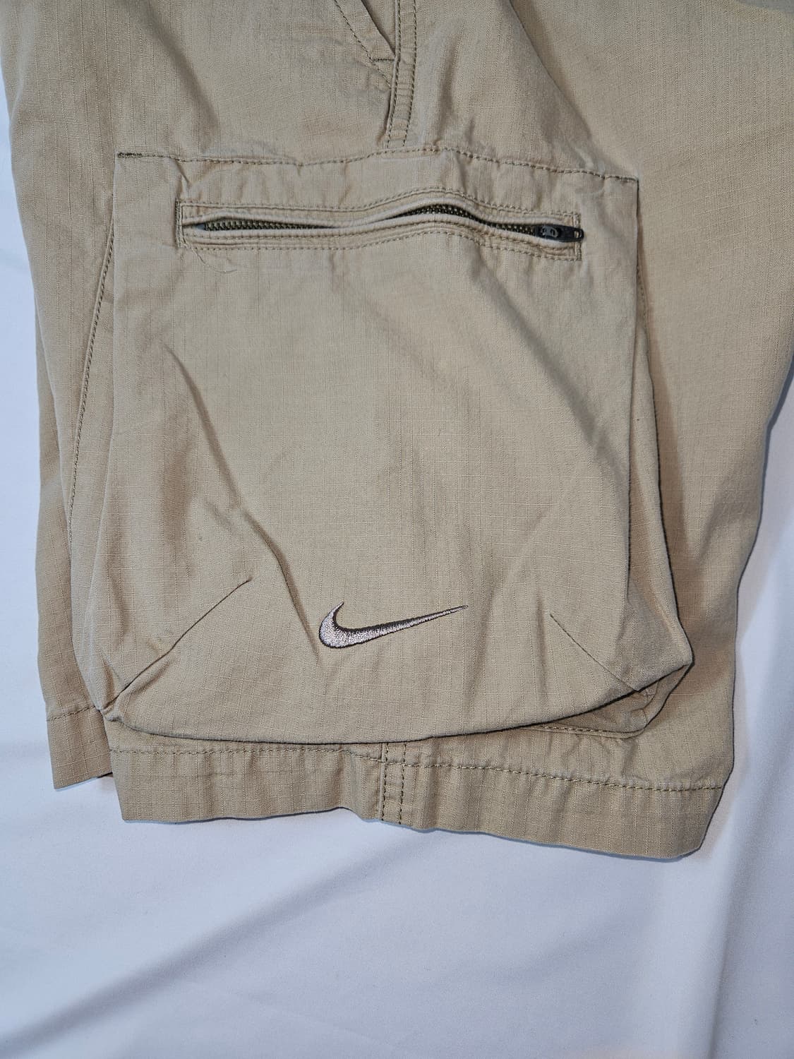 나이키 스우시 카고팬츠 숏팬츠 바지 하프 빈티지베이지 32 M 상품이미지6