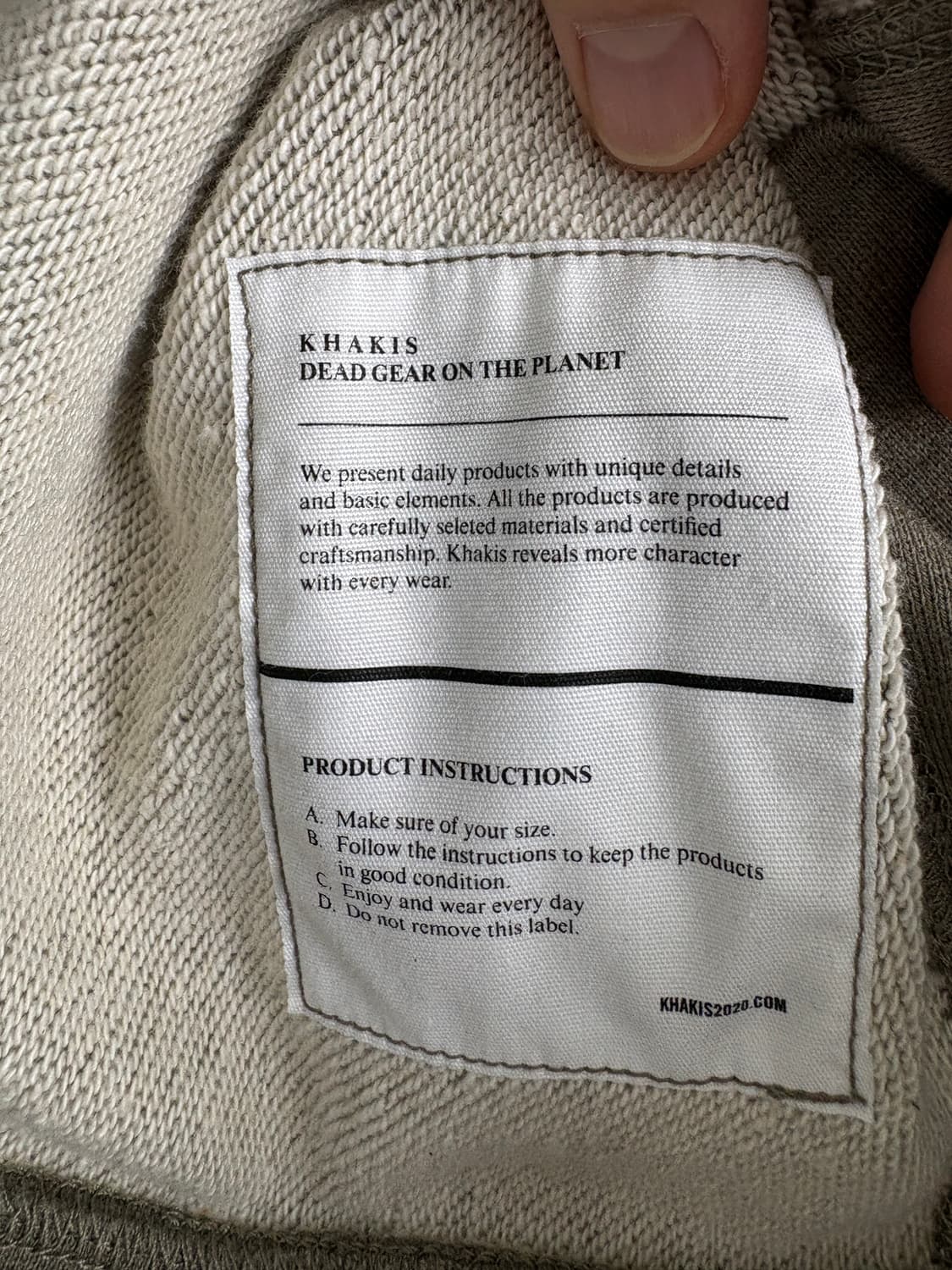 카키스 헤더 스톡 후드 세이지 2사이즈 상품이미지7