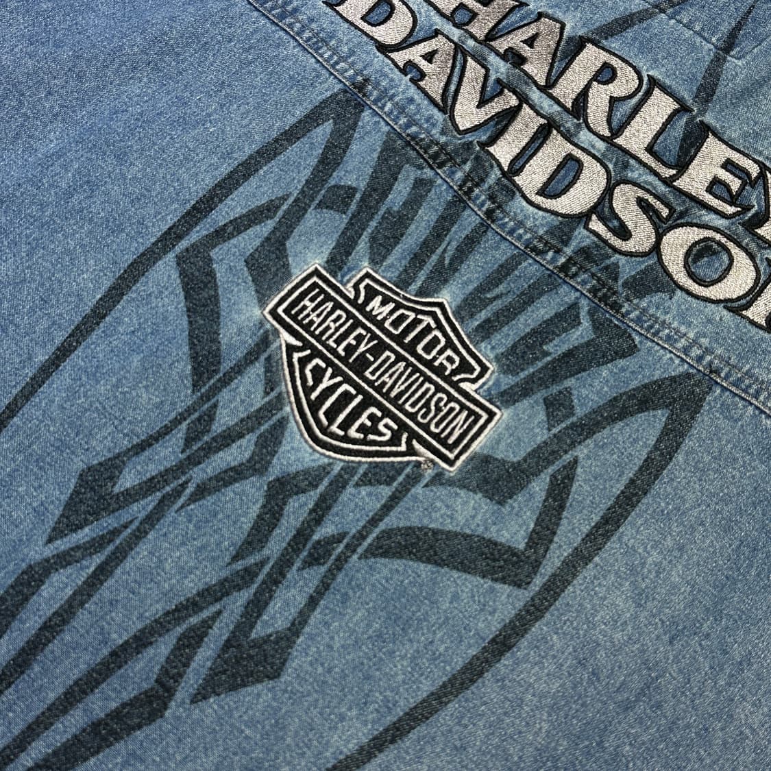 [HARLEY-DAVIDSON] 빈티지 할리 데님 조끼 상품이미지2