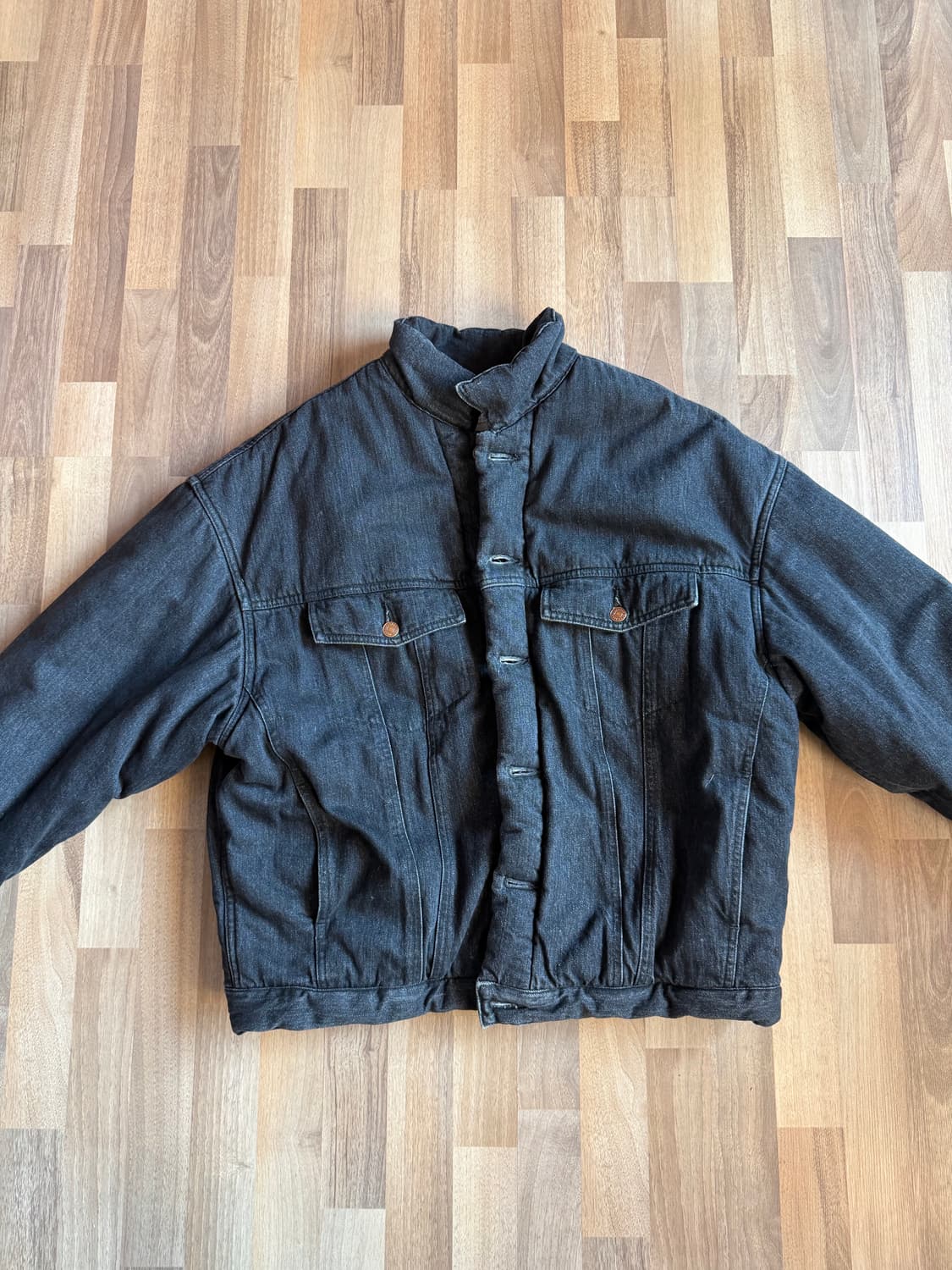 언유즈드 Unused padded denim jacket - 3,4 상품이미지5