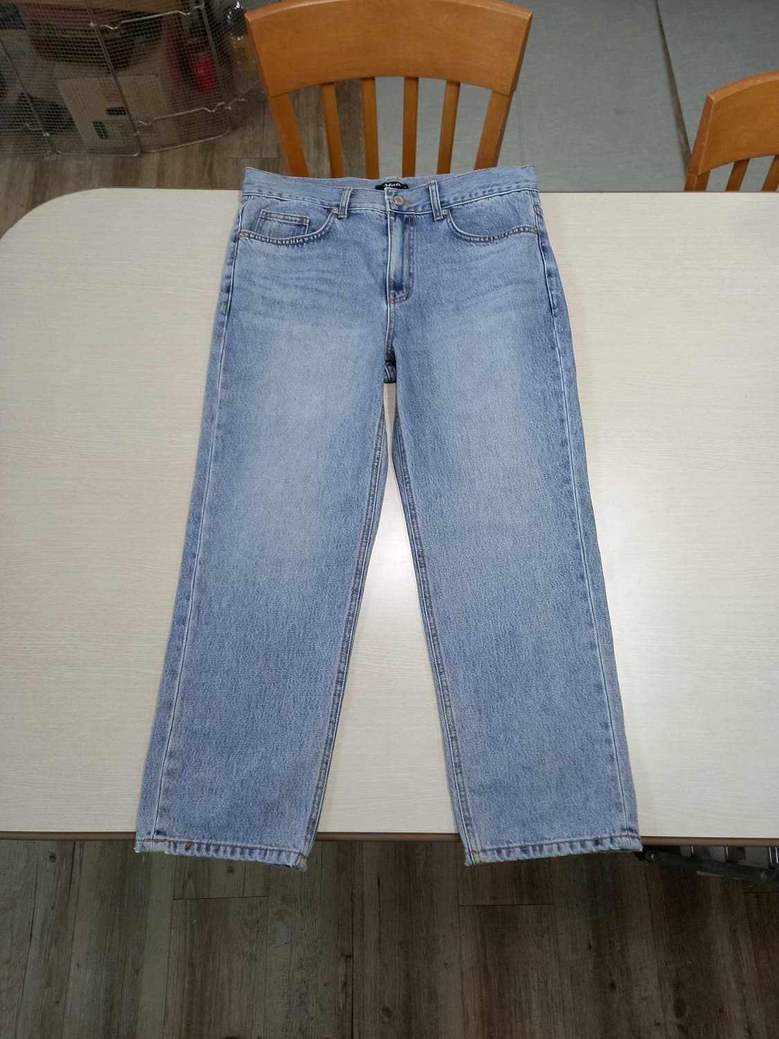 34 Mnfs 미뇽네프 Kor 워싱 일자진 연청 34-582 상품이미지1