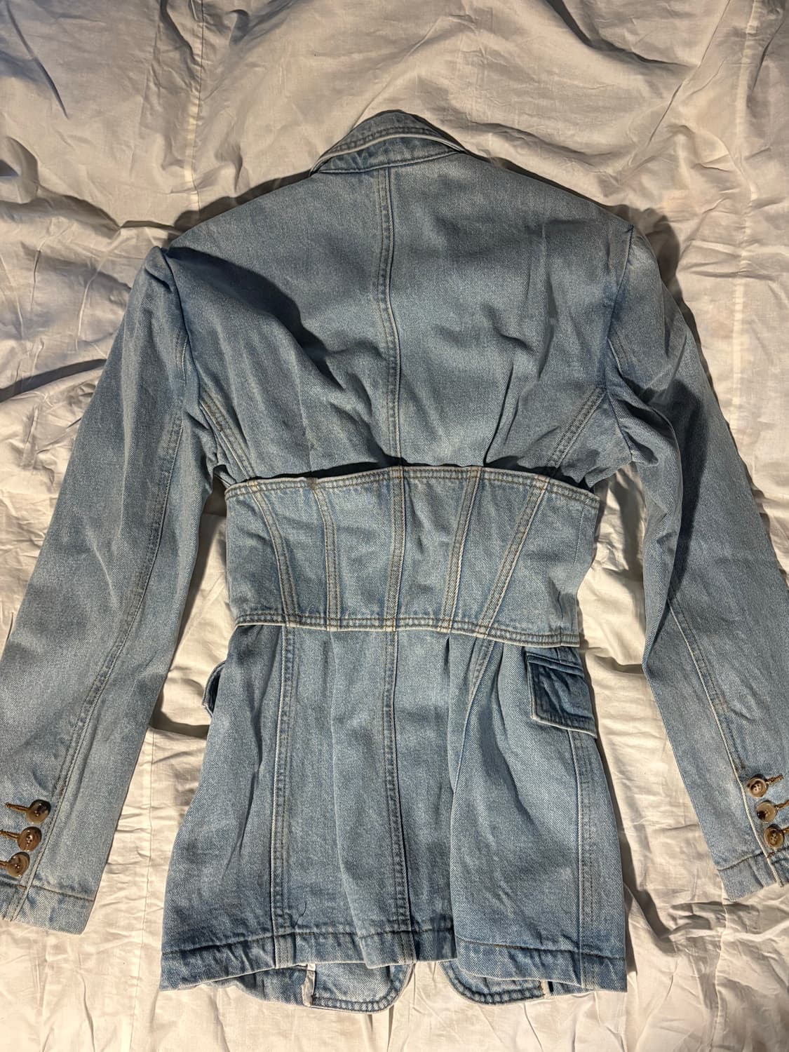 메종 김해김 여성 데님 코르셋 블레이저 (샘플) 상품이미지2