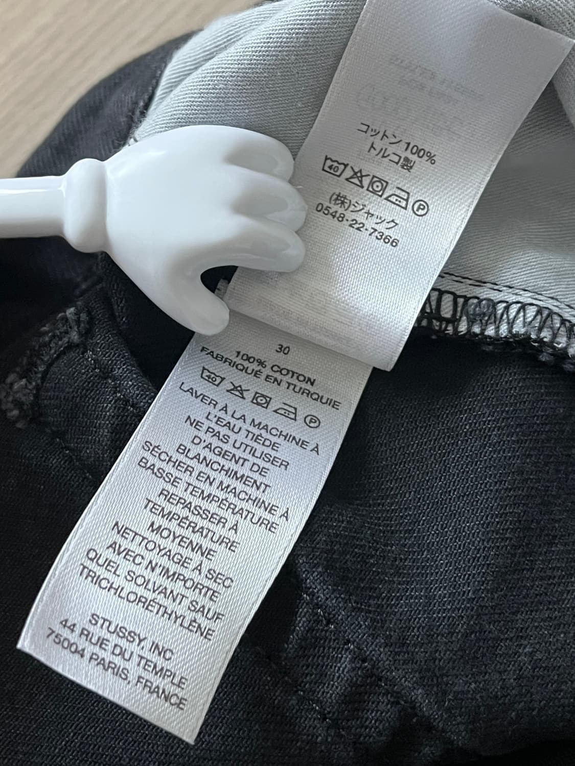 stussy 스투시 빅올진 Big Ol’ 블랙 데님 30 상품이미지7