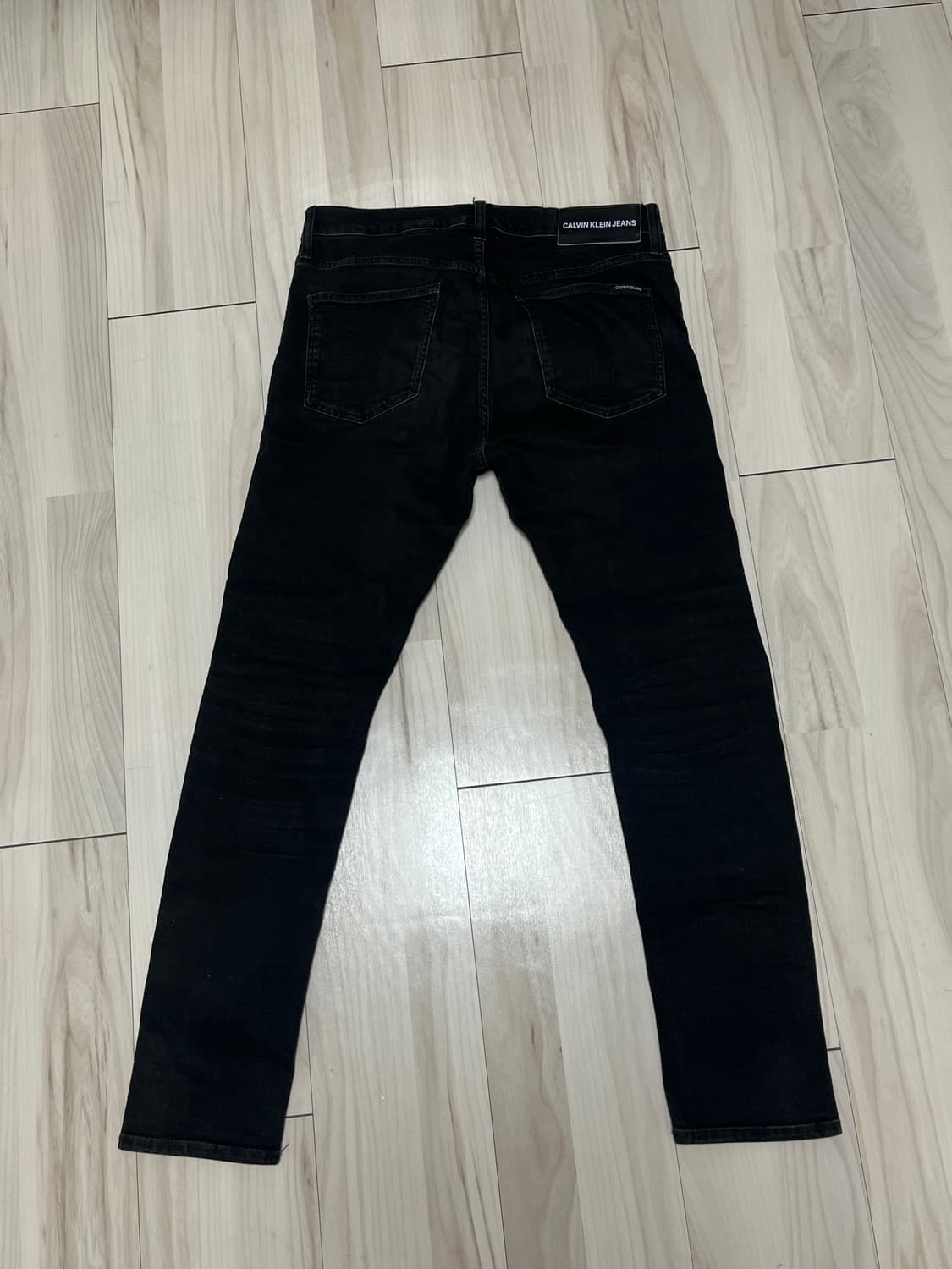 캘빈클레빈 블랙 스판 슬림진  상품이미지2