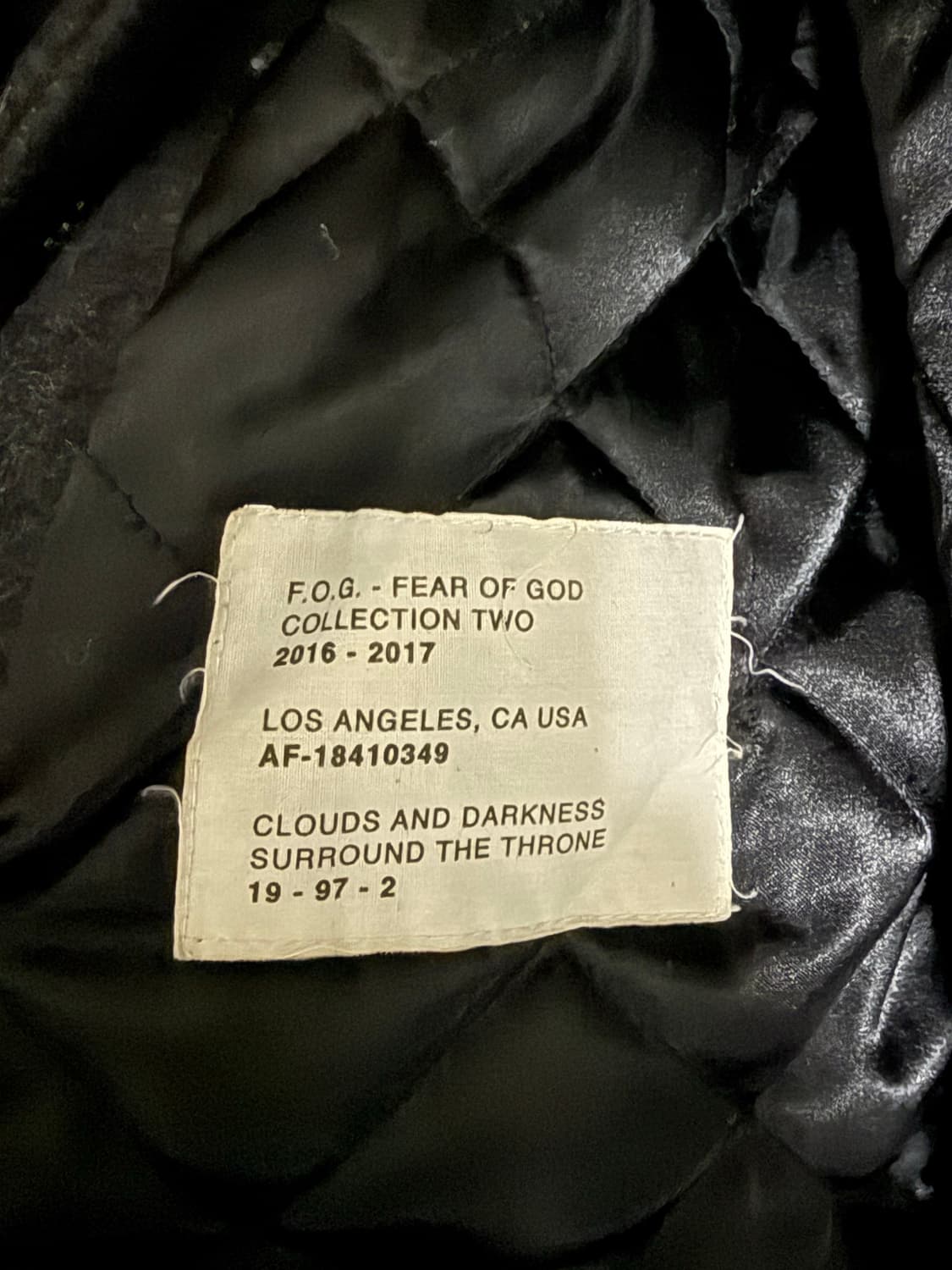 피어오브갓 에센셜 바시티 자켓 M 사이즈 상품이미지9