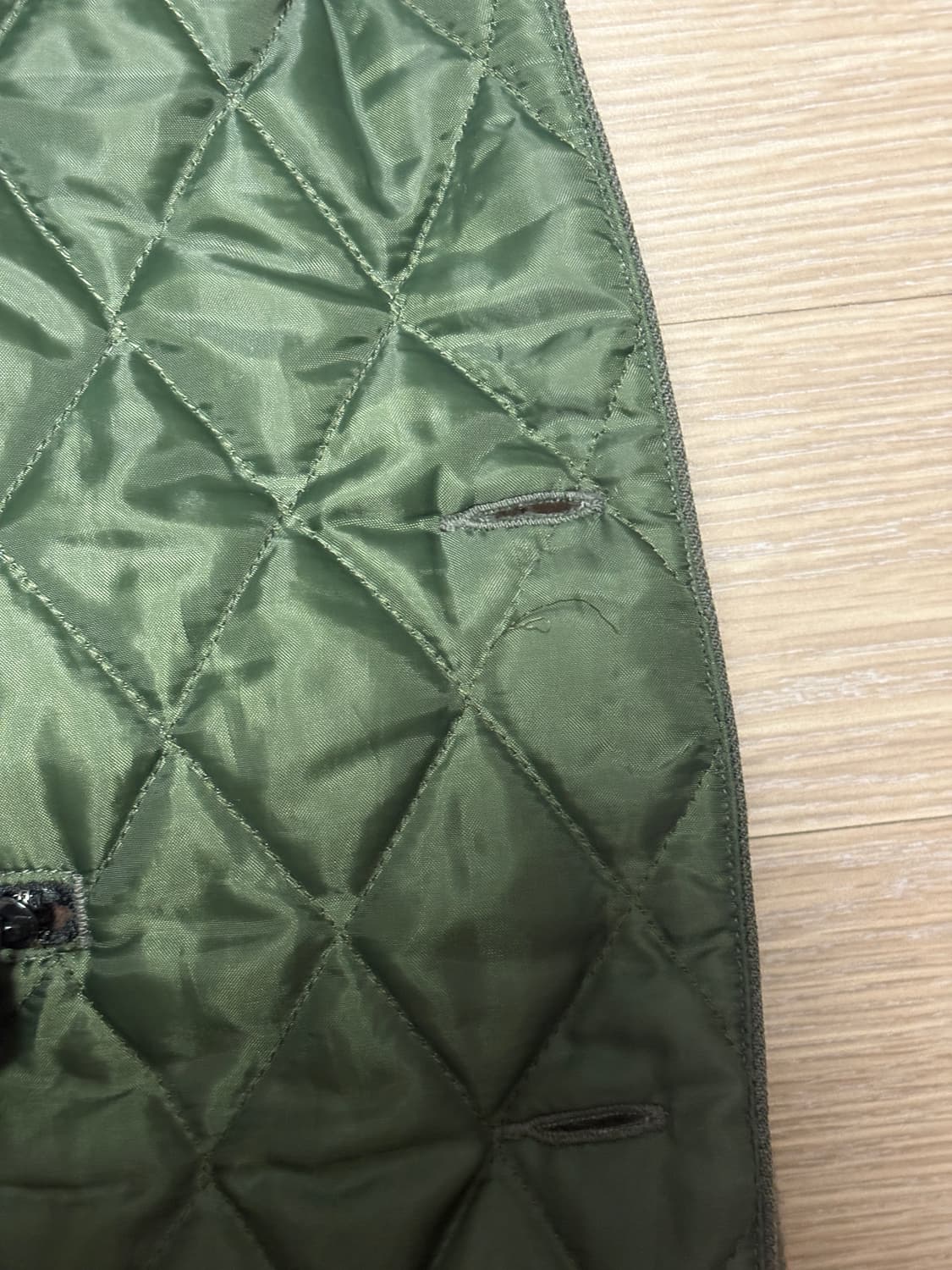 캐피탈 퀼팅 베이스볼 울 자켓 상품이미지5