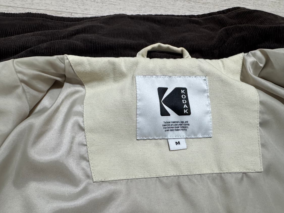 코닥 레시피 안감형 가먼트워싱 코튼 자켓 IVORY (M) 상품이미지5