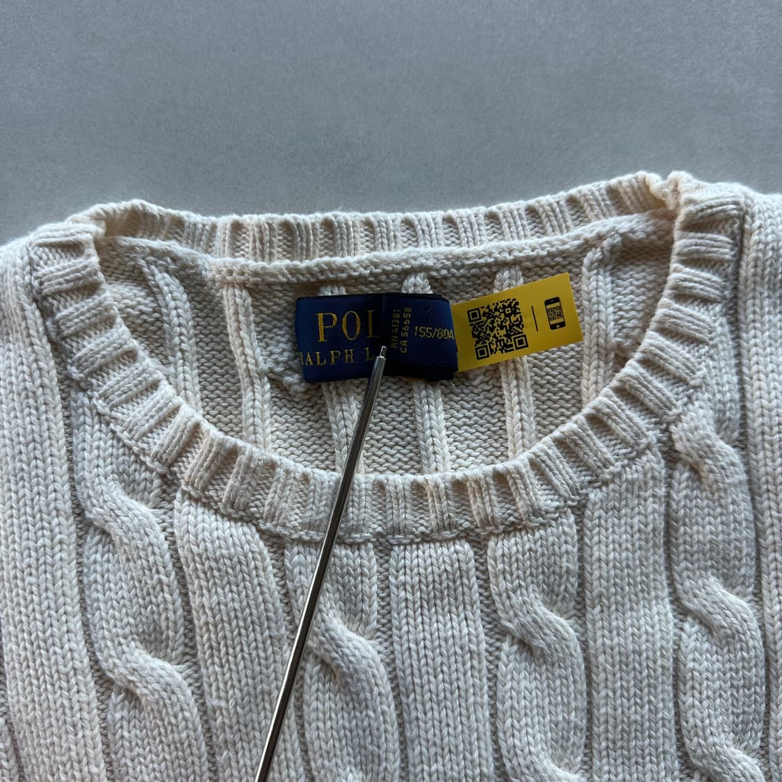 [XS]폴로 랄프로렌 꽈배기 케이블 여성 니트 스웨터 상품이미지8