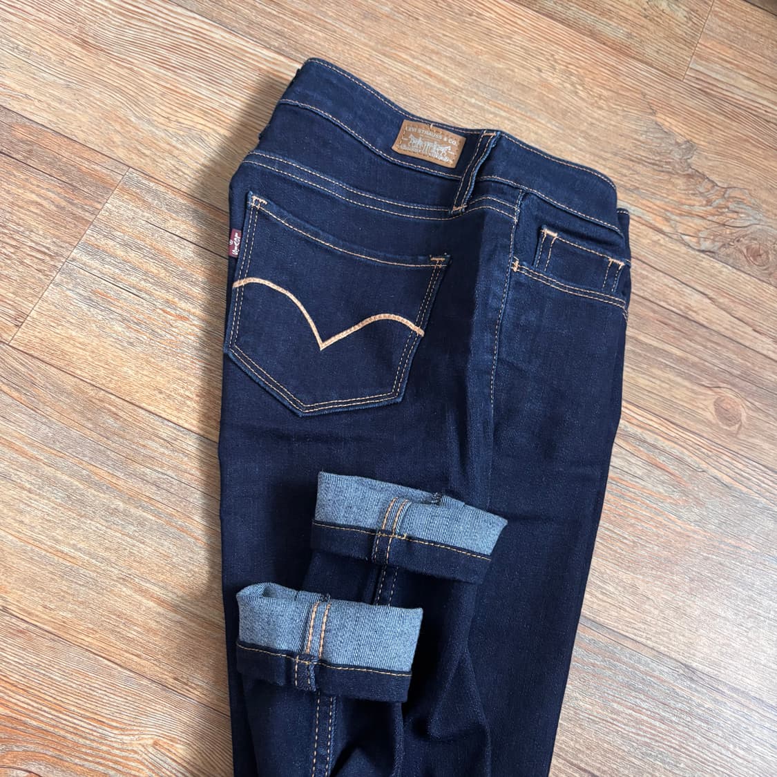 리바이스 레깅스 26 슬림 스키니진 스판 데님 청바지 실루엣 상품이미지3