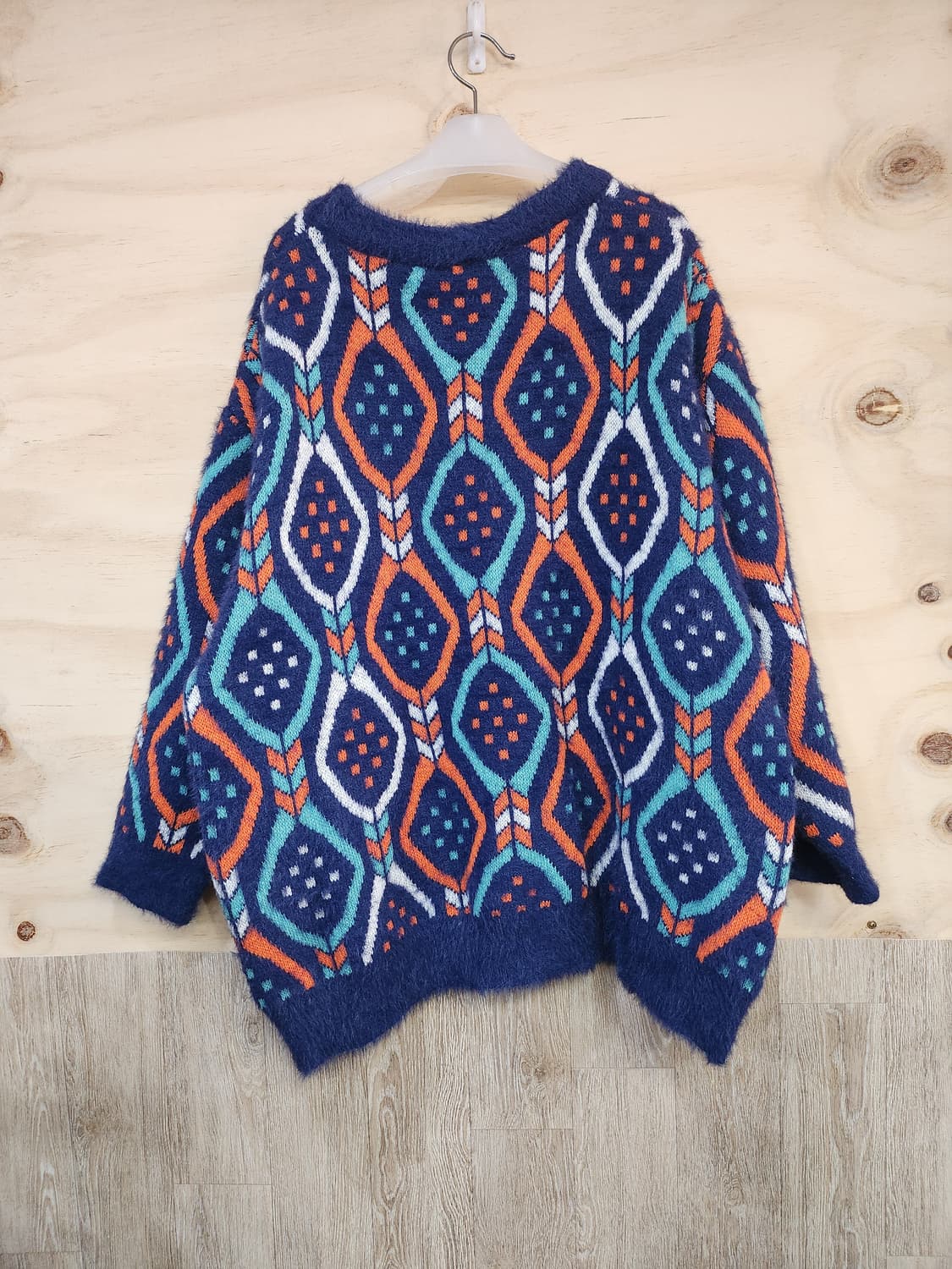 360) 패턴 오버핏 니트 상품이미지2