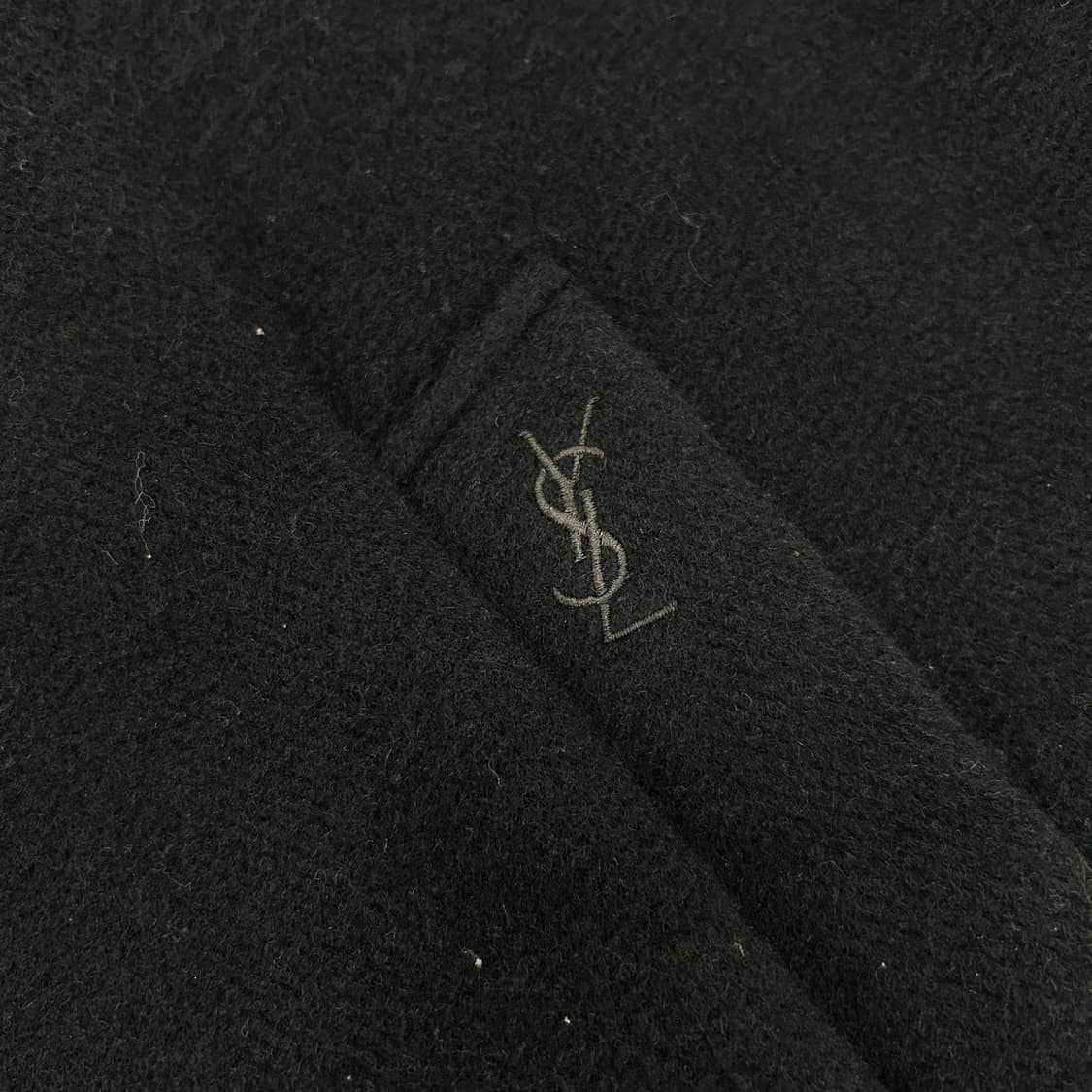 입생로랑 블랙 울 코트 m -L 상품이미지3