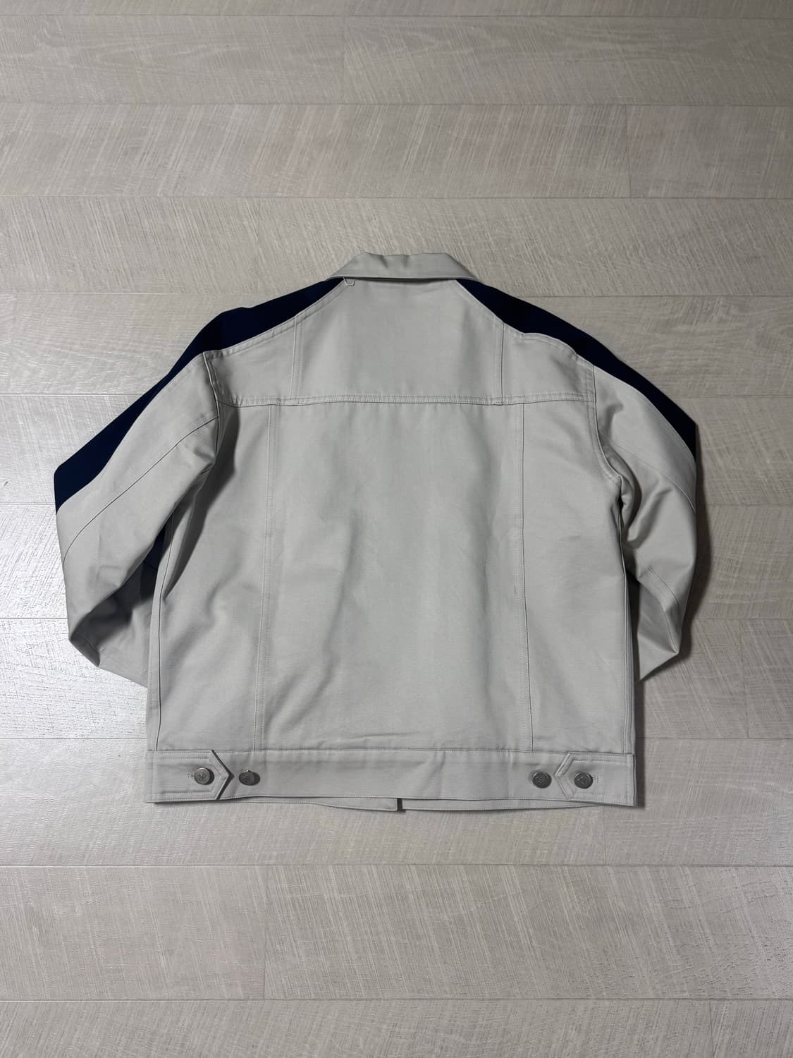 플라스틱프로덕트 배색 트러커 베이지 M 상품이미지3