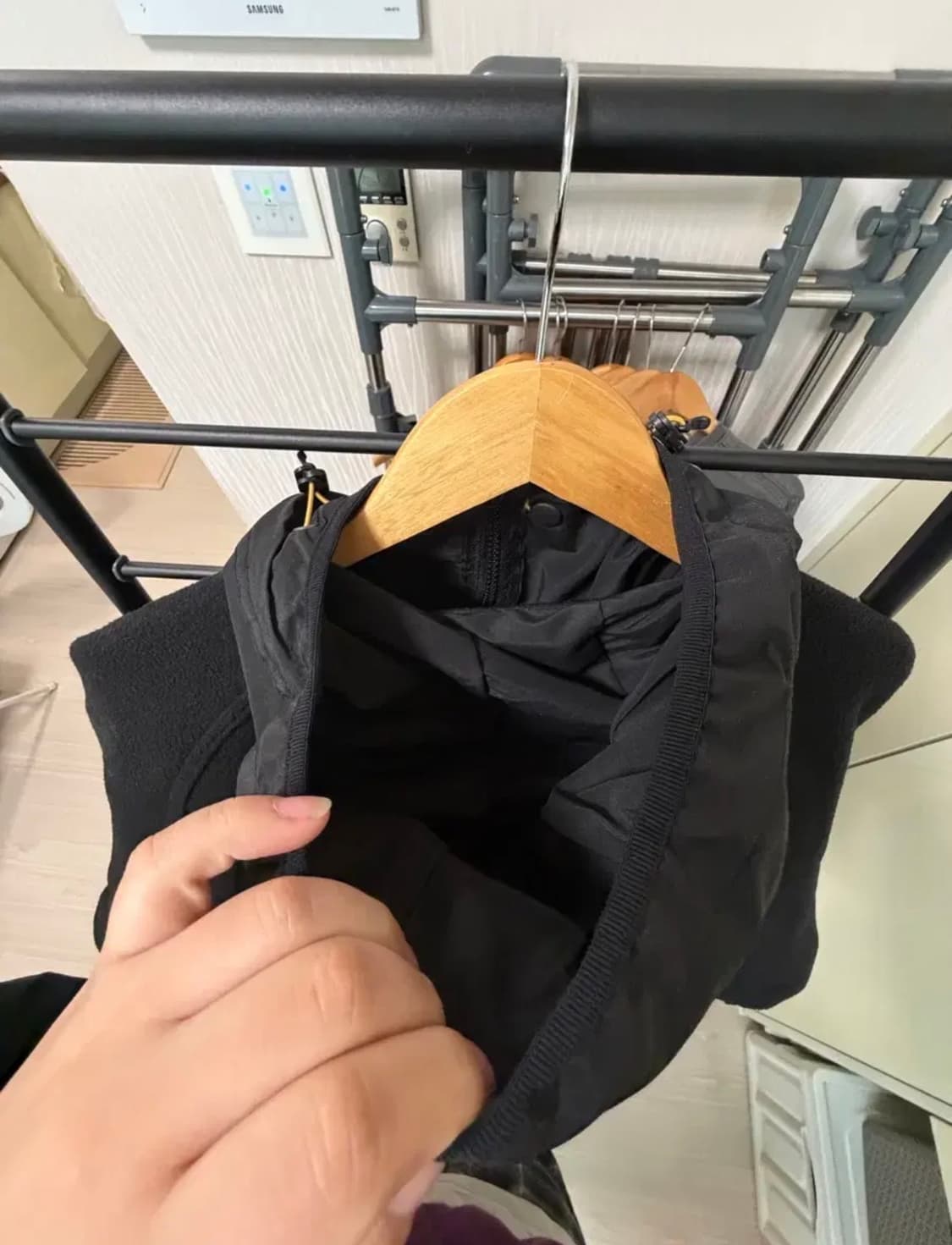 앵글런 후드 플리스 하프집업 상품이미지6