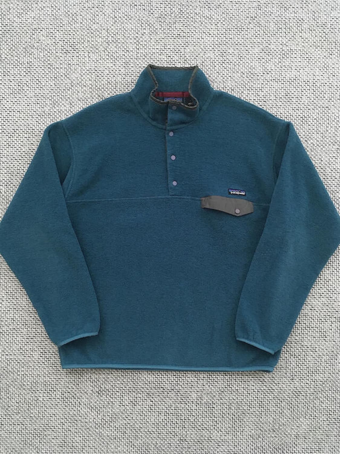 90s USA made Teal blue Synchilla Snap-t  상품이미지9