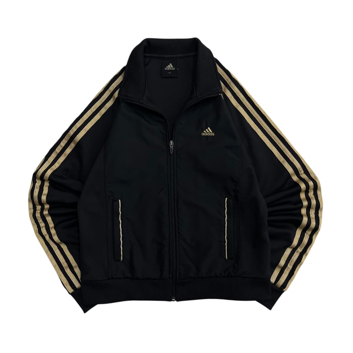 아디다스 에센셜 글리터 골드라인 블랙 트랙탑 95 상품이미지2
