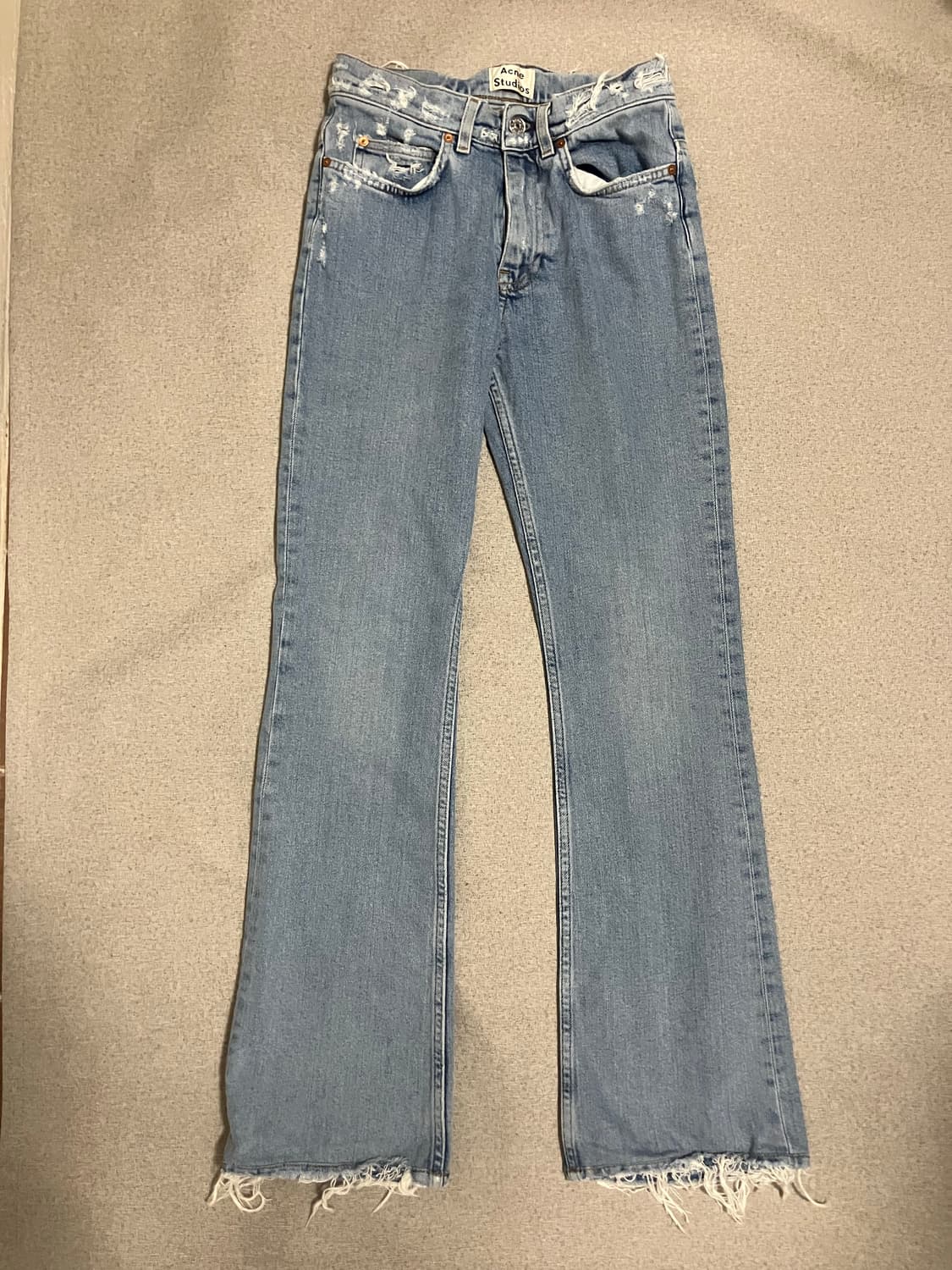 [24] 아크네 스튜디오 디스트로이드 부츠컷 데님 상품이미지1