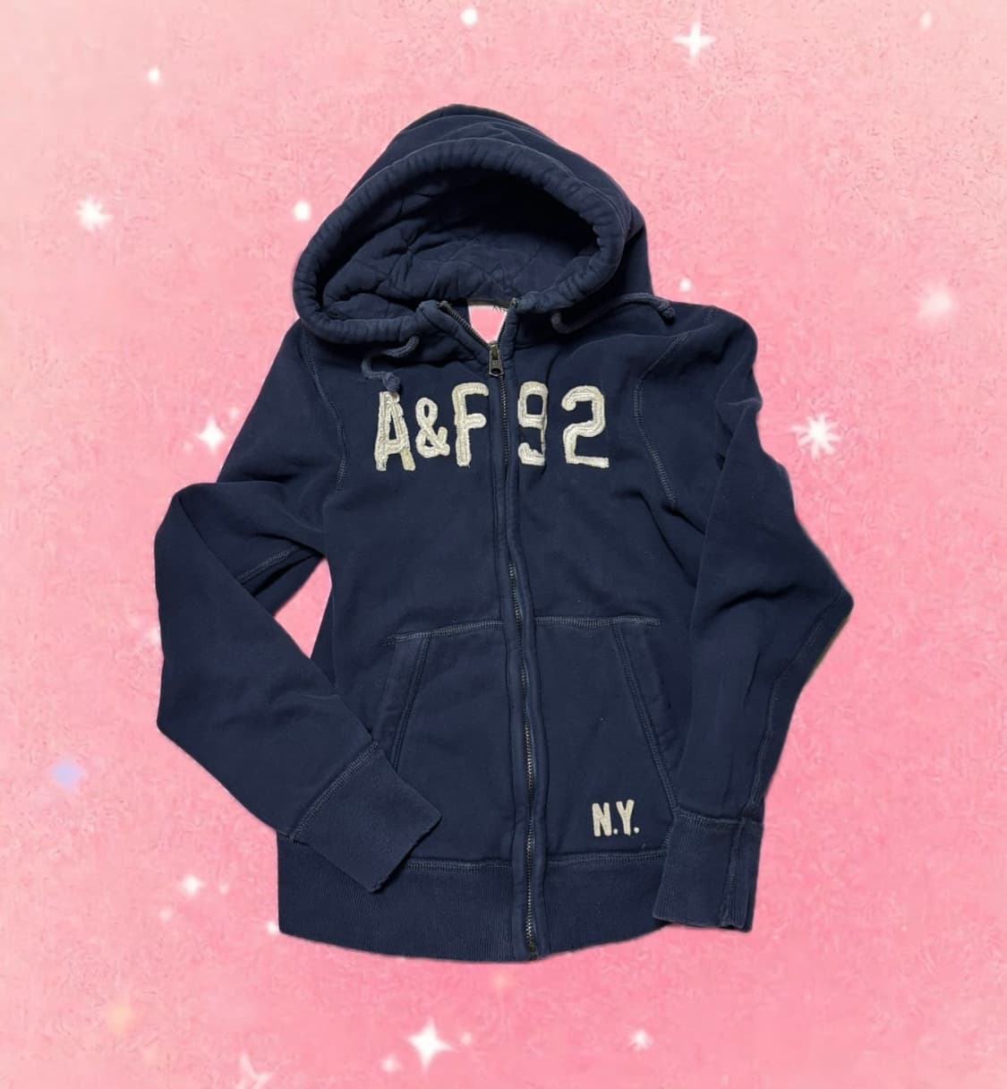 아베크롬비 A&F 네이비 후드집업(빈티지집업 빈티지집업 일본빈티지 상품이미지1