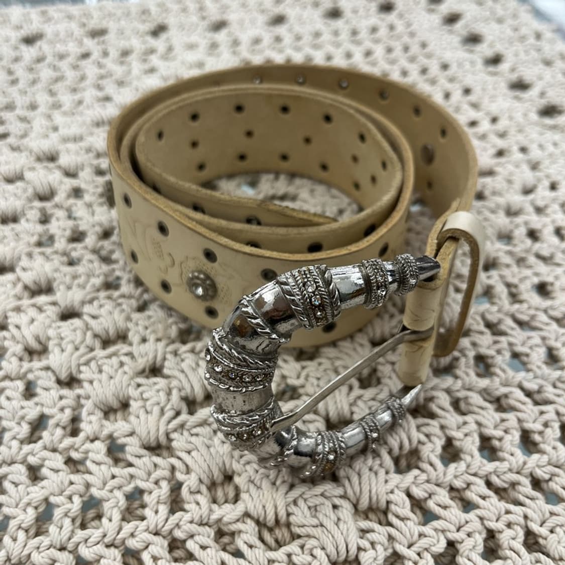 빈티지 컨트리 웨스턴 스트릿 펑크 큐빅 고딕 벨트 C10288 상품이미지3
