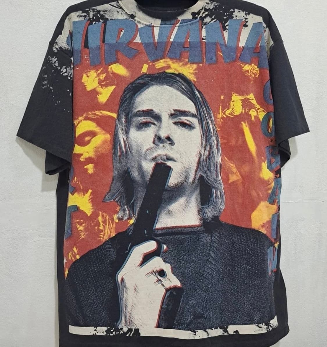 (rep) 빈티지 너바나 밴드 페이딩 티셔츠 상품이미지3