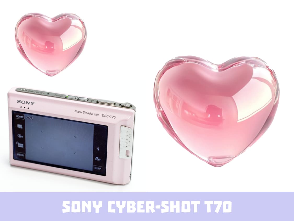 (희귀컬러) 소니 CYBER-SHOR T70 디지털카메라  상품이미지3