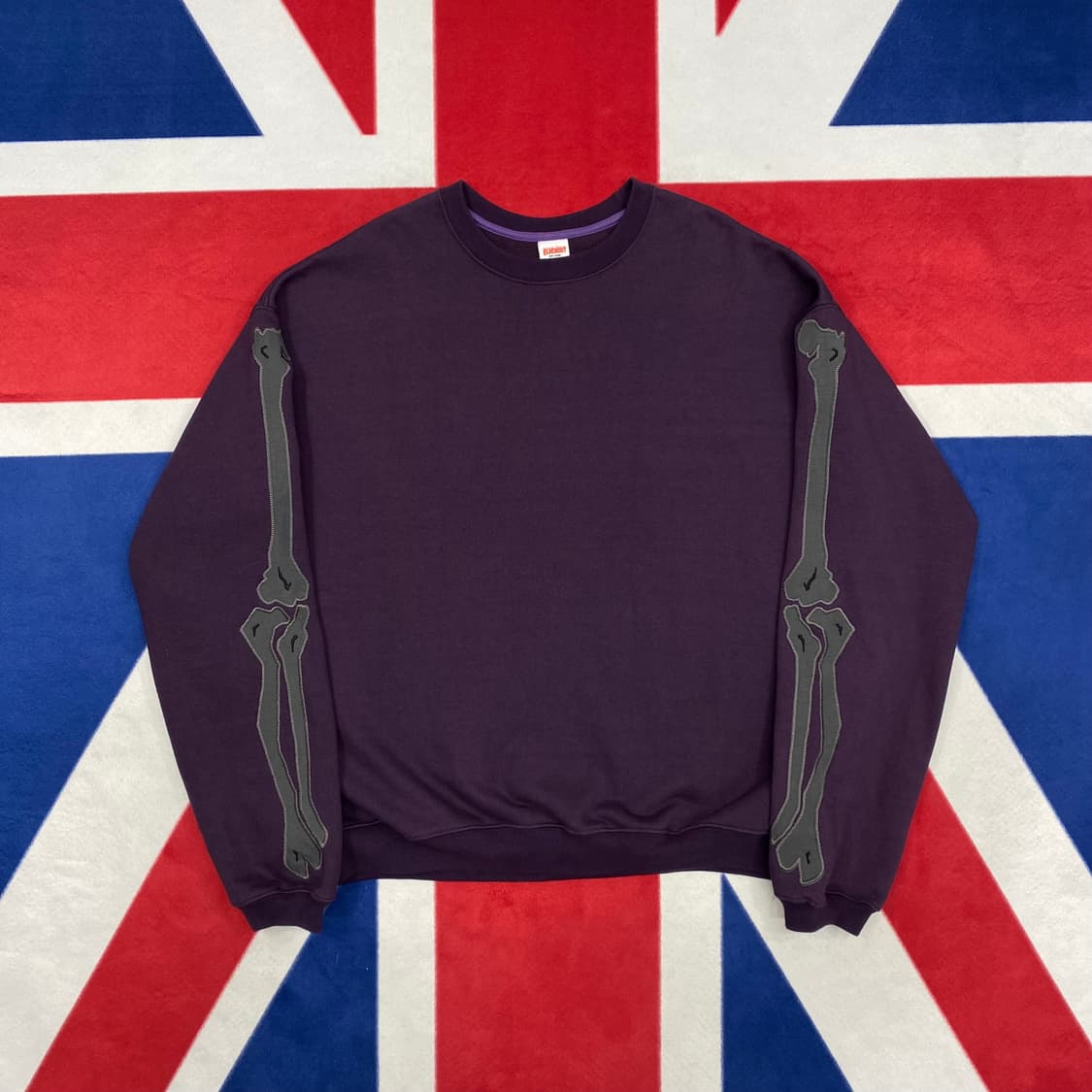 블랙아웃 본즈 맨투맨 L 실측 XL  상품이미지1