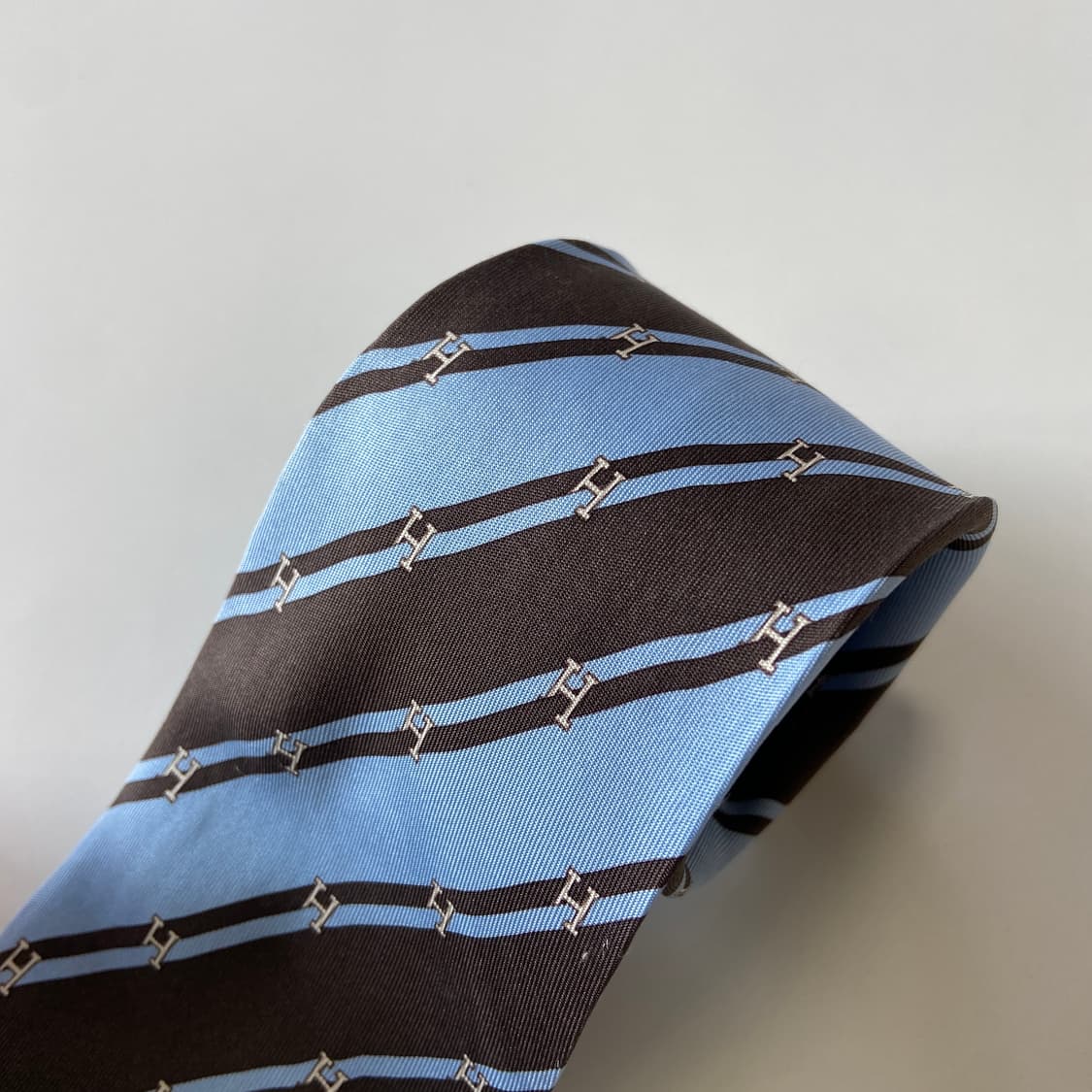 에르메스(HERMES) H모노그램 명품 정품 넥타이 상품이미지5