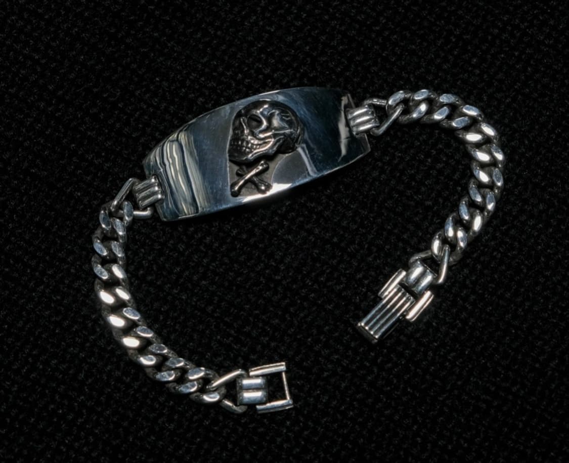 엣라코 AT LAST & CO 스컬콤비 10K 브레이슬릿 풀박스  상품이미지6