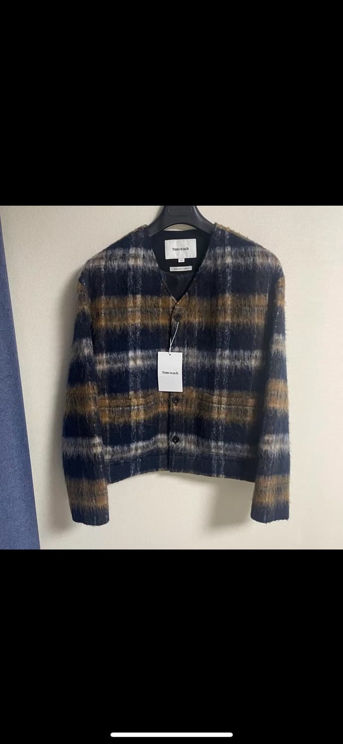 [L] 토니웩 모헤어 블루종 가디건 자켓 새제품 상품이미지1