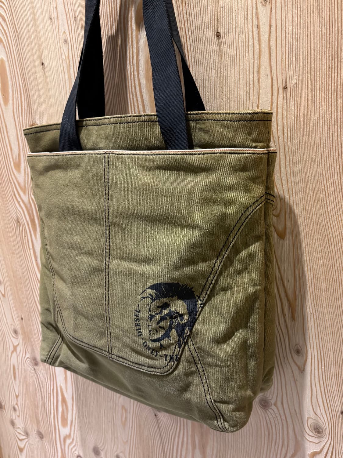 디젤 그래픽 캔버스 토트백 상품이미지4