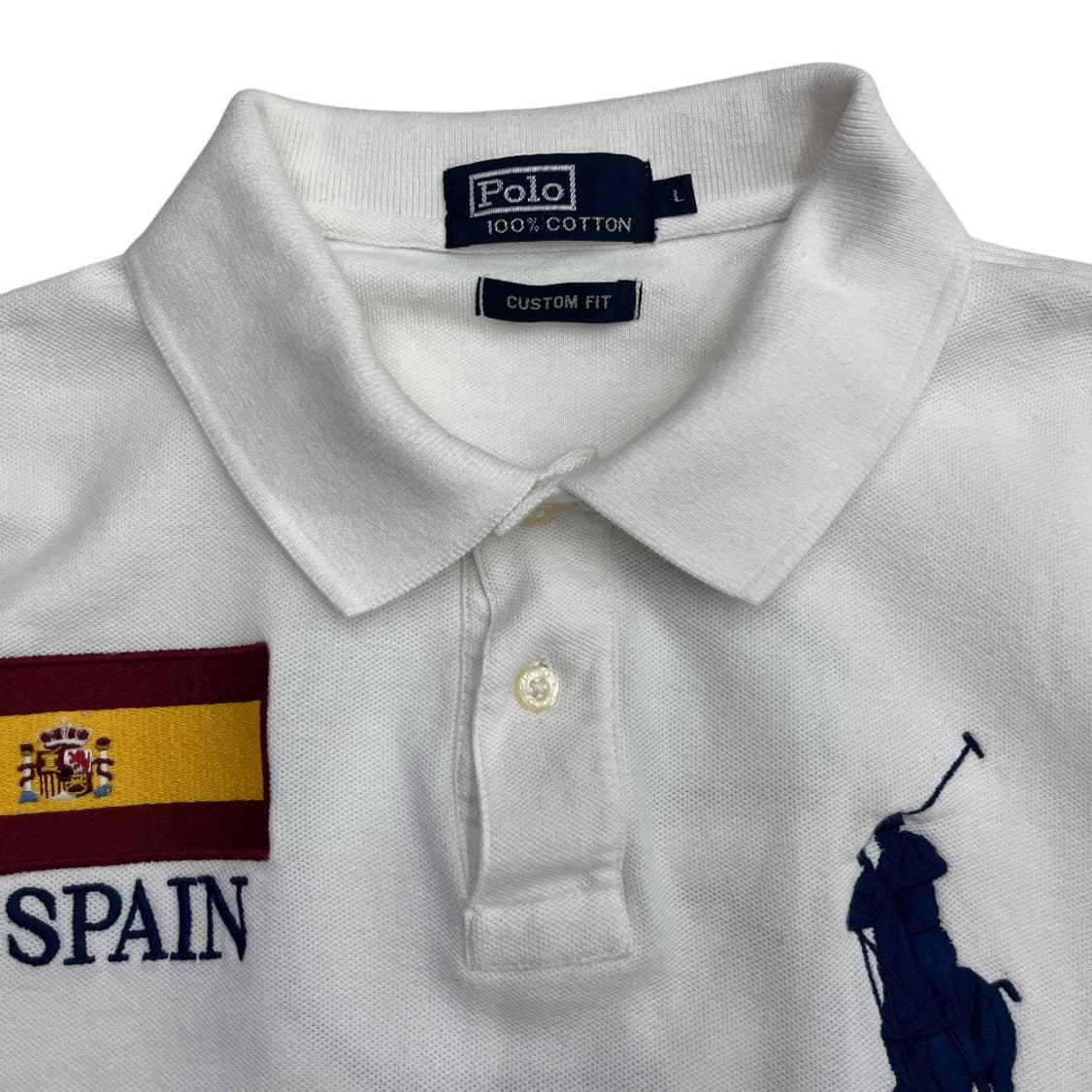 폴로 랄프로렌빅포니 스페인 화이트 카라반팔 L 상품이미지5