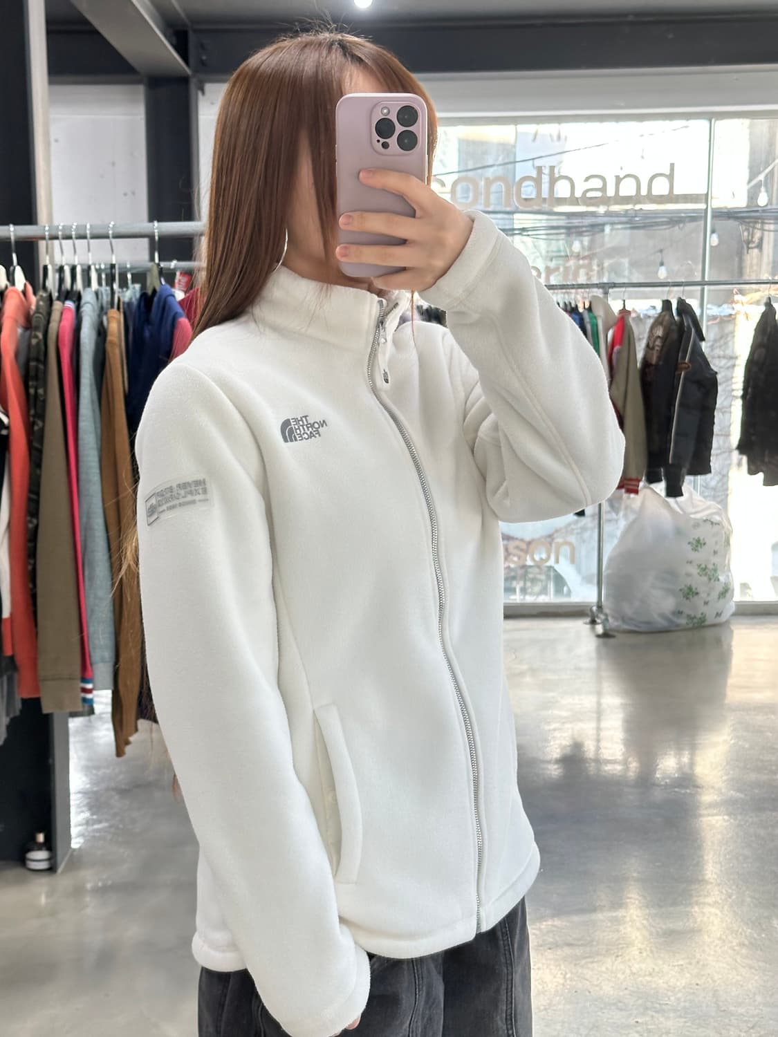 노스페이스 화이트라벨 플리스집업 상품이미지1