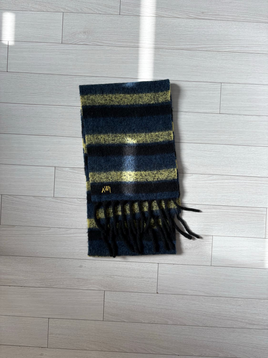 유니클로 JW앤더슨 머플러 청키 스톨 블루 상품이미지4