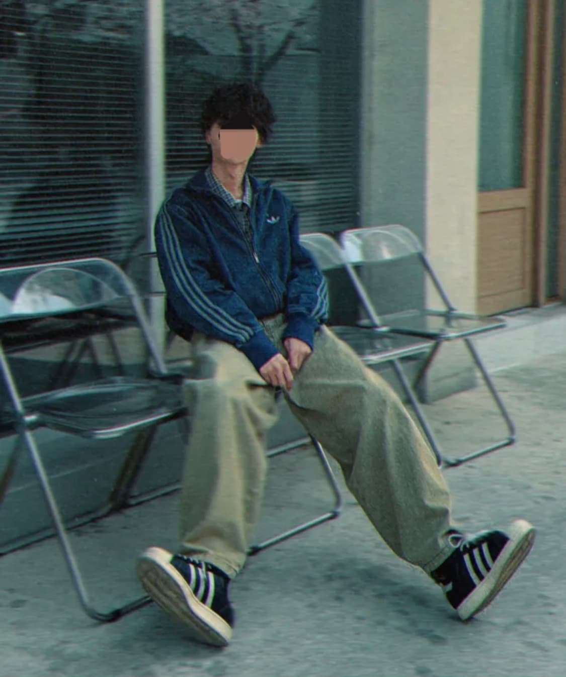 아디다스 데님 파이어버드 져지 L 상품이미지5