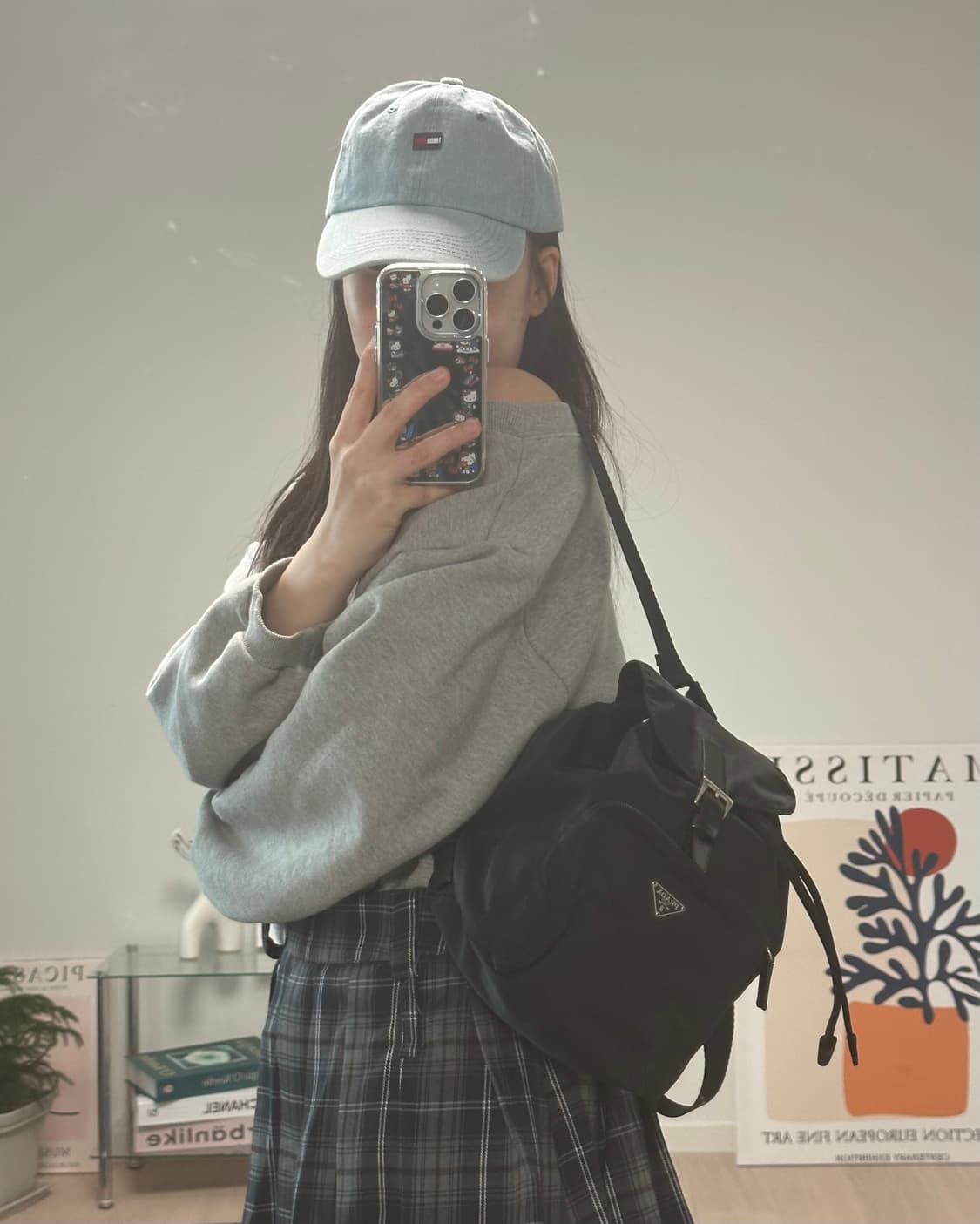 프라다 원포켓 포코노 테수토 나일론 백팩 스몰 상품이미지2