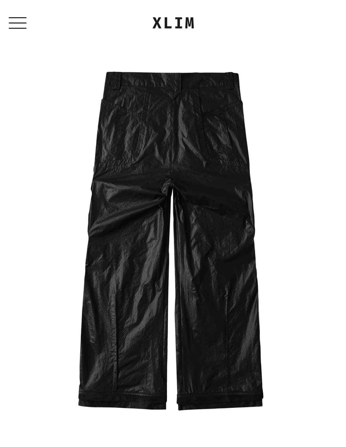 EP.7 04 TROUSERS COLOR : GLOSSY BLACK 상품이미지2