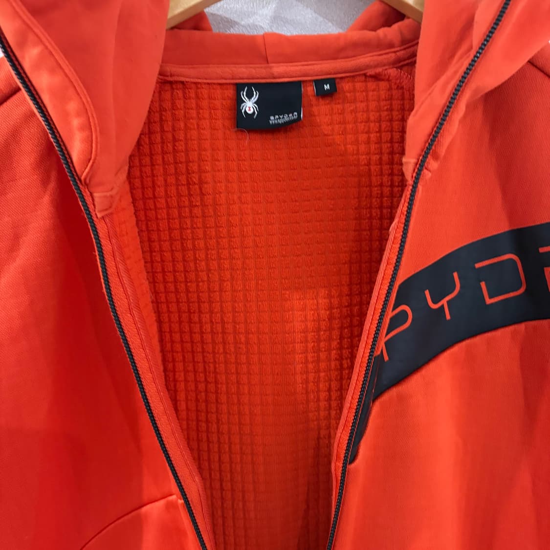 스파이더 후드 풀집업 M 오렌지 상품이미지6