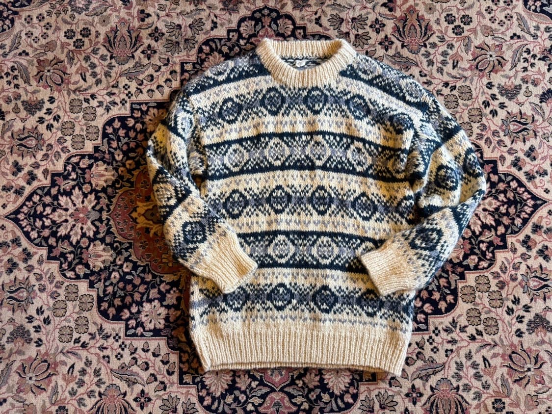 VTG 네팔 메이드 노르딕 니트 100~105 상품이미지10