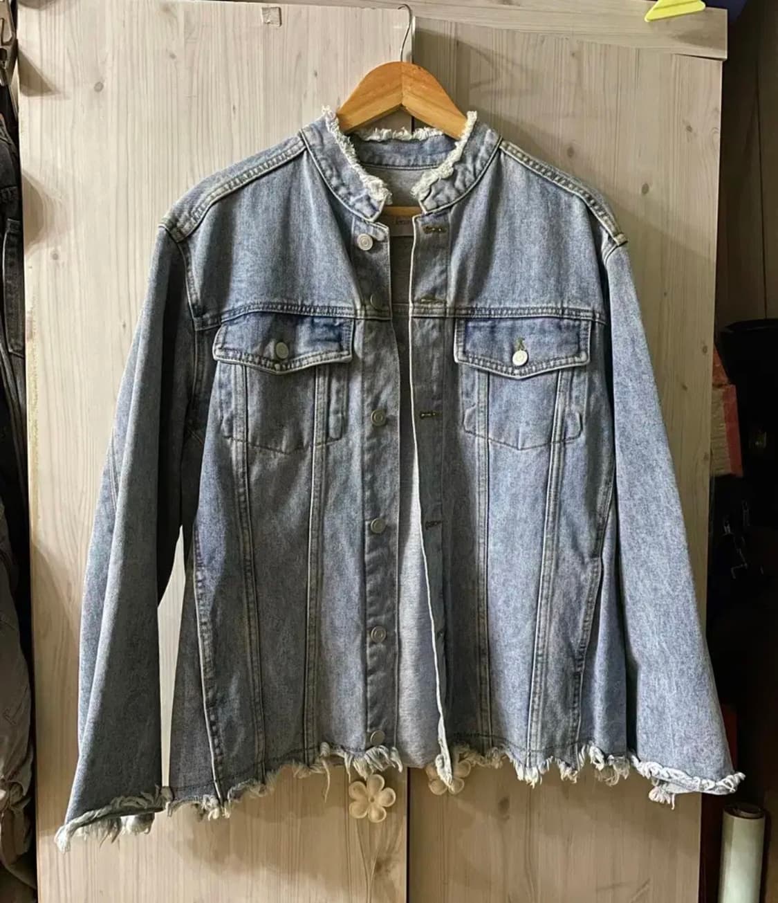 데미지 데님 자켓 청자켓 연청 상품이미지1