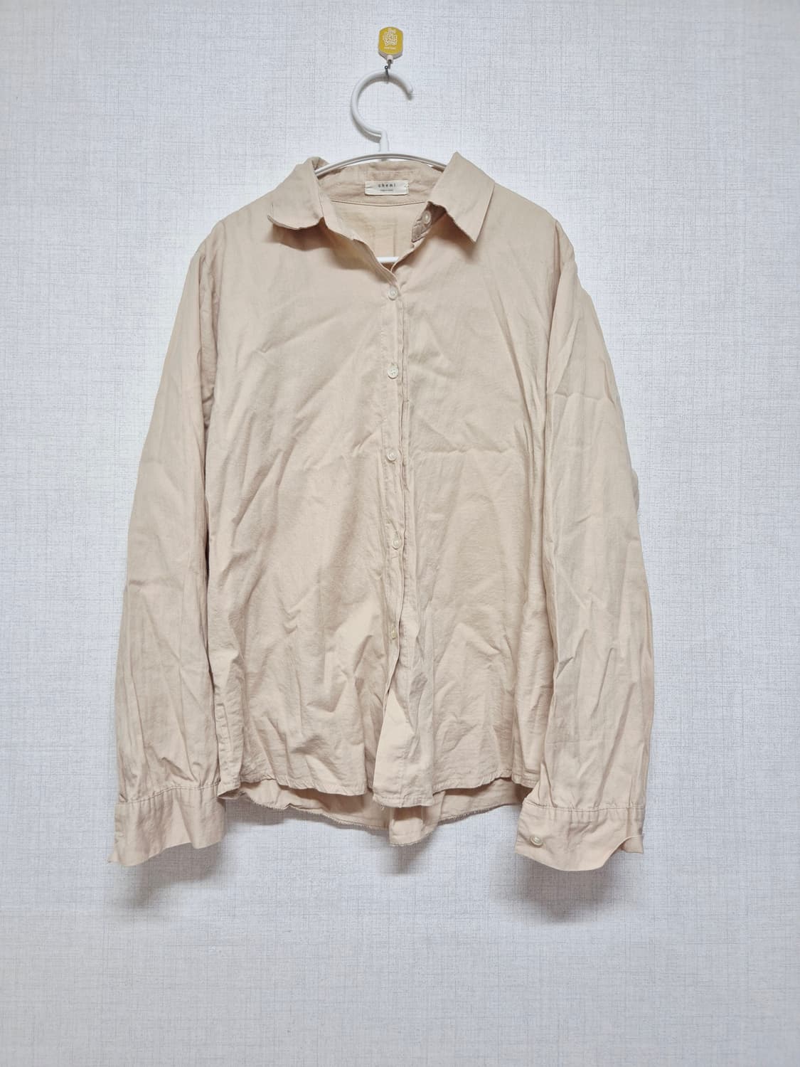 어썸이 베이지 셔츠 상품이미지1