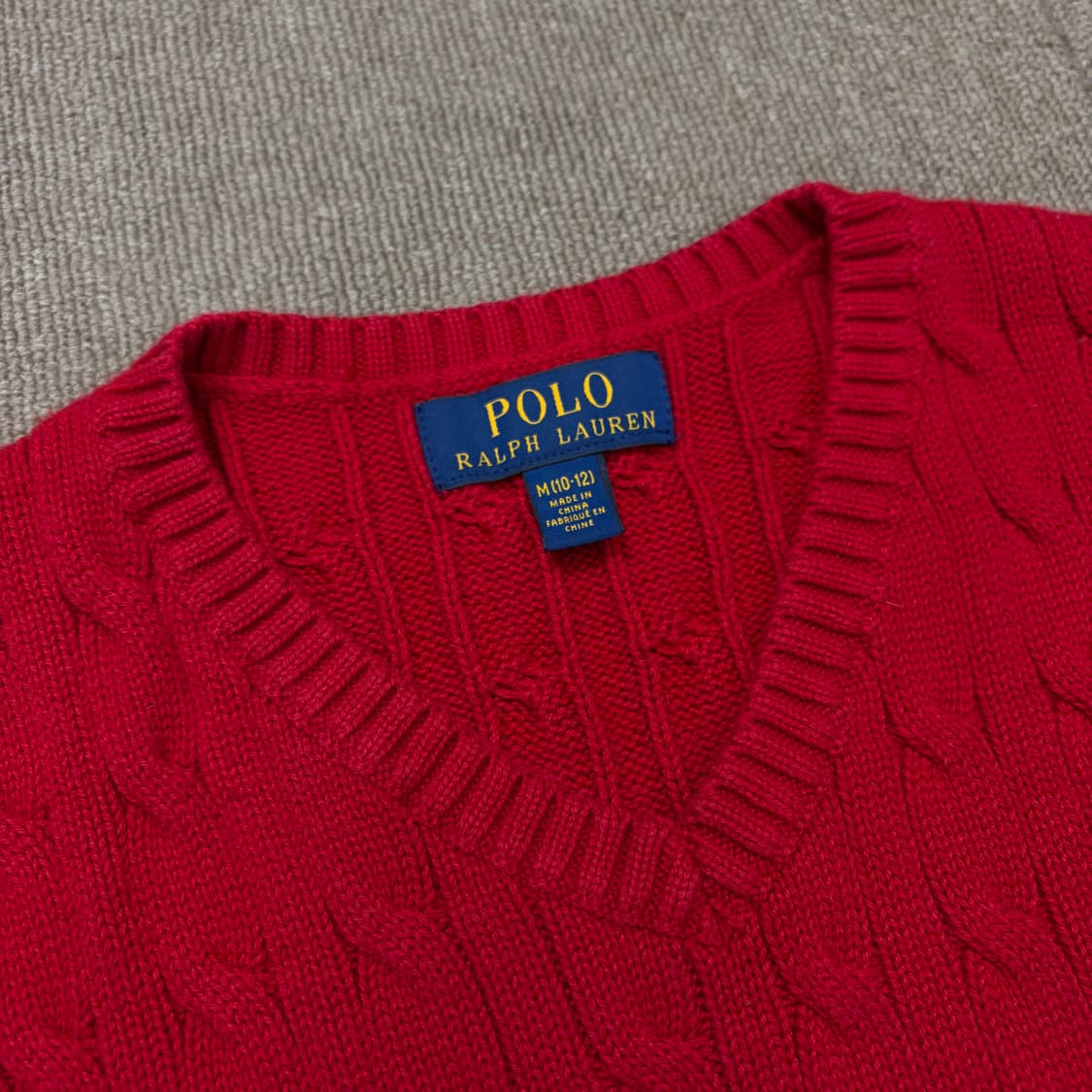 polo 랄프로렌 폴로 우먼스 케이블 니트 베스트  상품이미지2