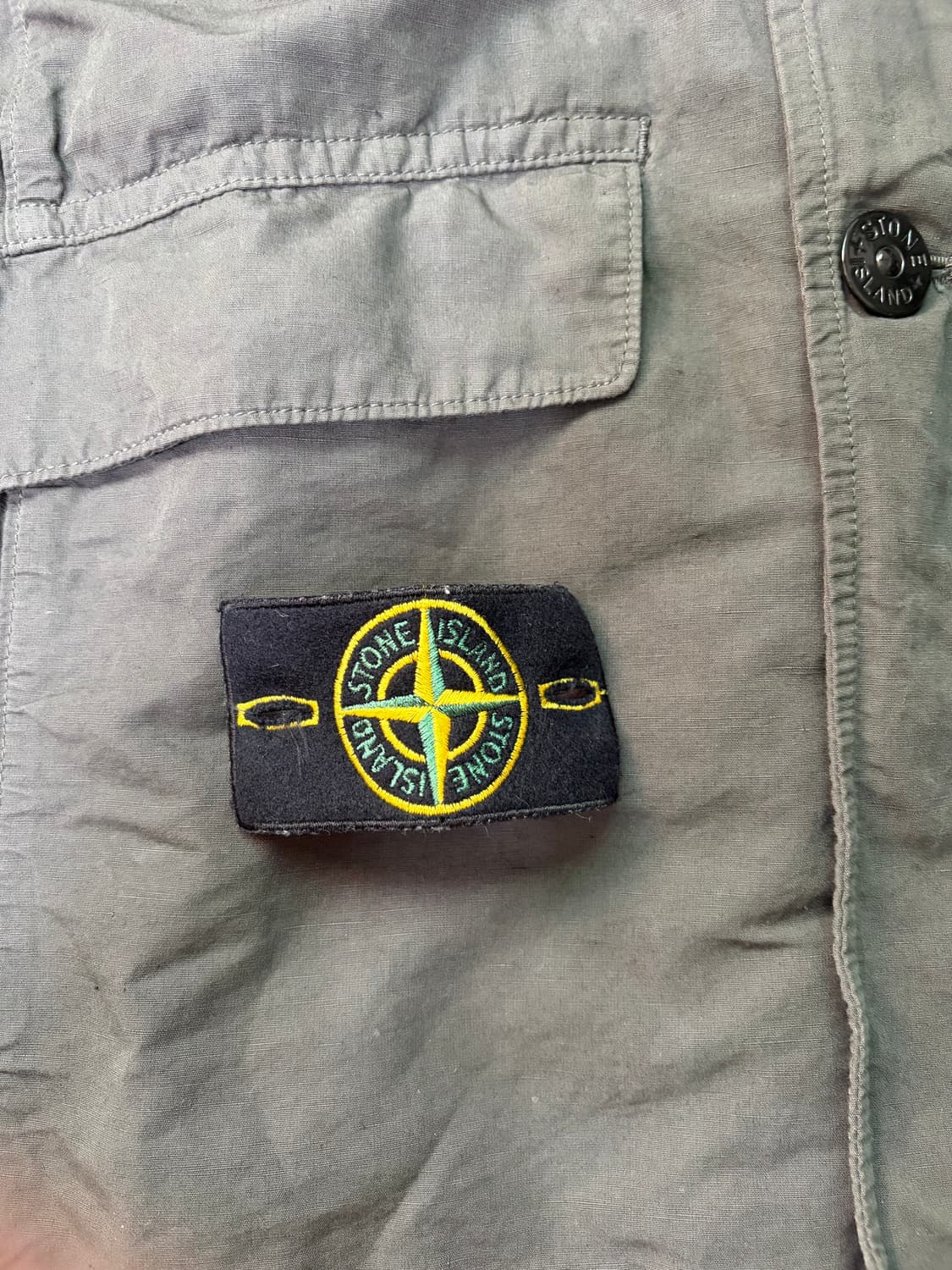 스톤아일랜드 텔라 코튼 tc 자켓 다크그레이 L 상품이미지5