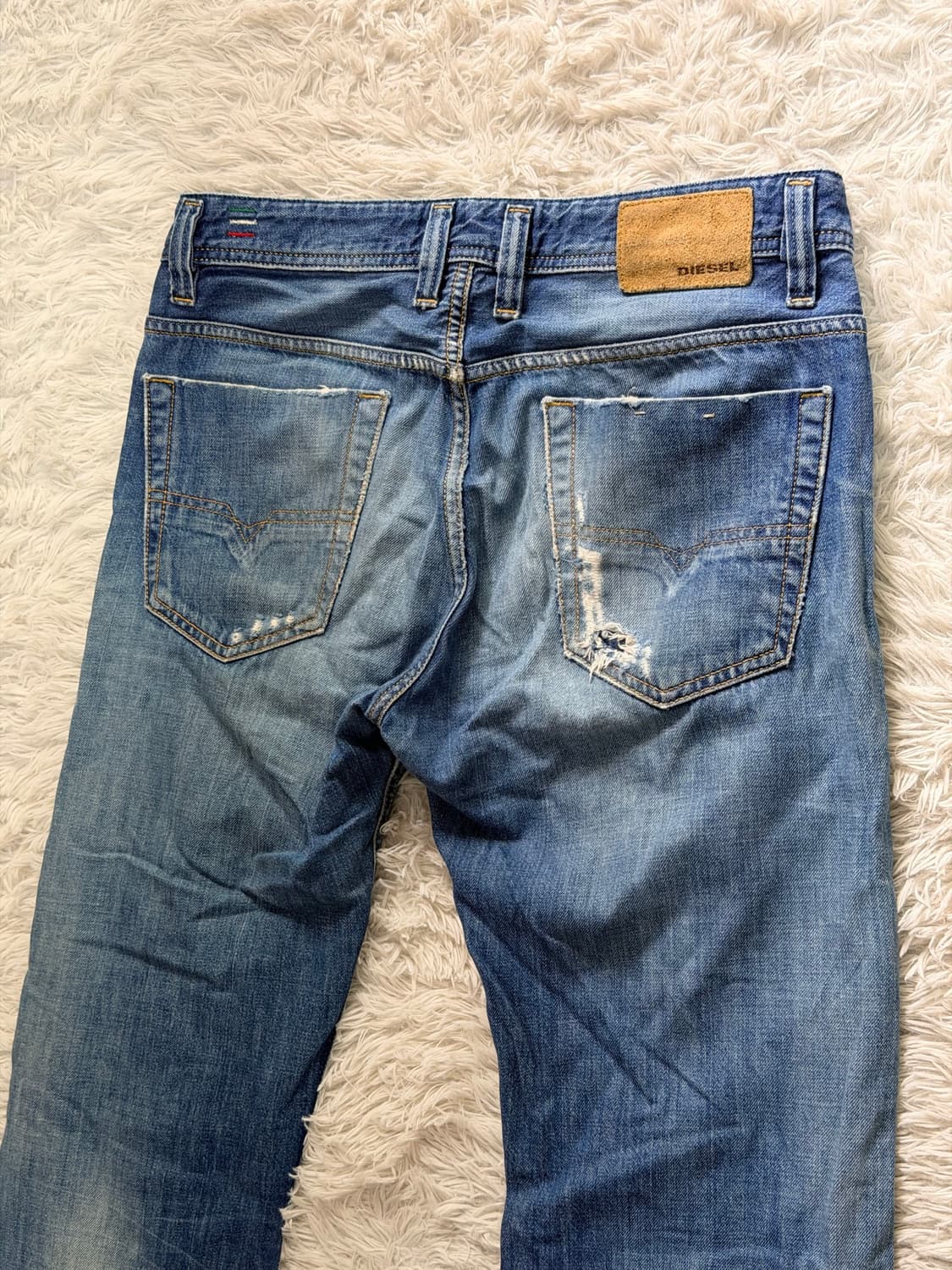 디젤(Diesel) VIKER 레귤러 스트레이트 디스트레스드 진 상품이미지8