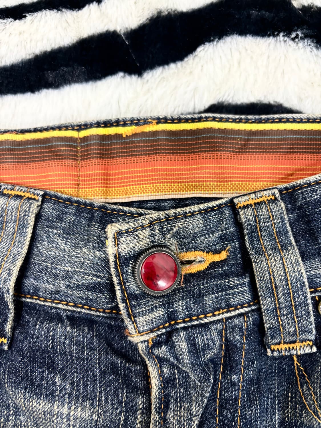 [Edwin 503]Y2K Grunge Washed Loose Fit P 상품이미지8