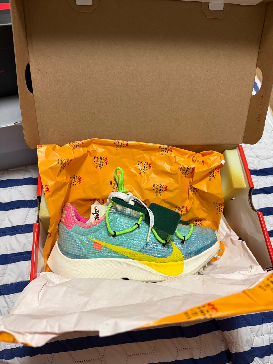 (W) 나이키 x 오프화이트 베이퍼 스트릿 폴러라이즈드 블루 상품이미지4