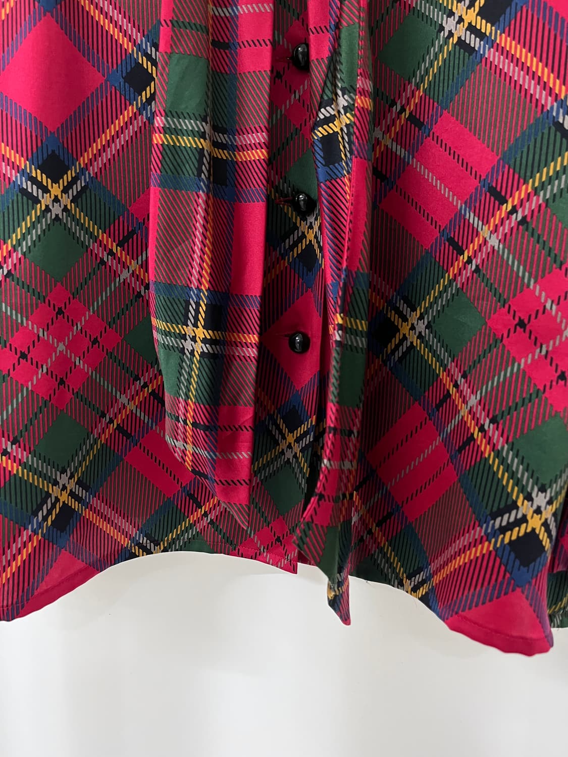 YVES SAIN LAURENT tie neck silk shirt 상품이미지4