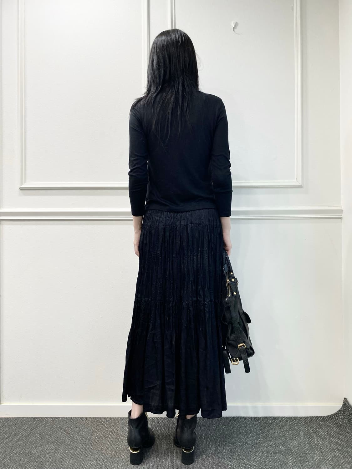  [CherCheur] Y2K Glitter Black Sleeve 상품이미지5