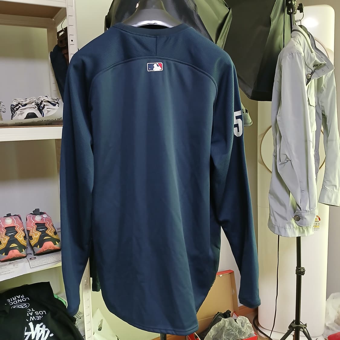 majestic 마제스틱 기모 야구 져지 슬리브 긴팔 상품이미지3