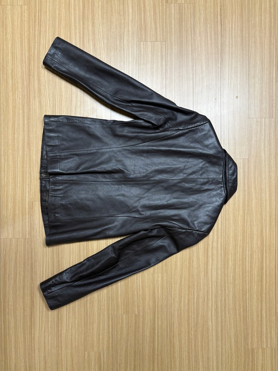 딥브라운 양가죽 레더자켓 상품이미지5