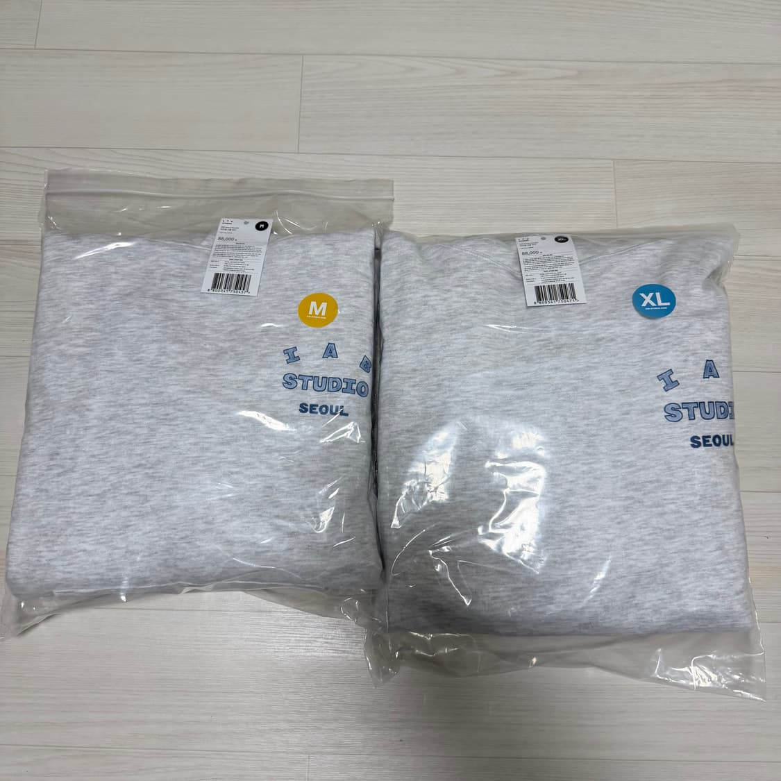 아이앱 스튜디오 서울 후드 라이트 그레이 M XL 상품이미지1